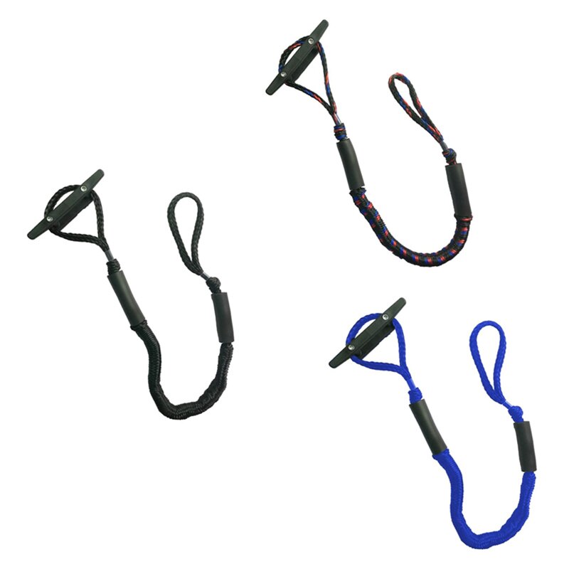 Jaycreer bungee dock lines docking tau fortøyning tau sjokksnorer for båt, pwc, jetski, pontong, kajakk, kano, båt, vannscooter