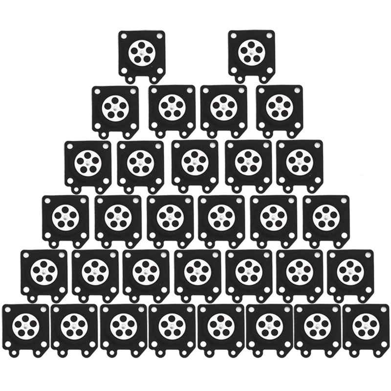 Carburetor Parts Chainsaw Carburetor Membrane Pads Repair Parts Metering Diaphragm Gaskets for Zama Chainsaw Carburetor 2500/380: Default Title