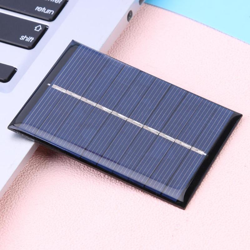 0.6w 5v 120ma solcellemodul polykrystallinsk solcellepanel gjør-det-selv-lader