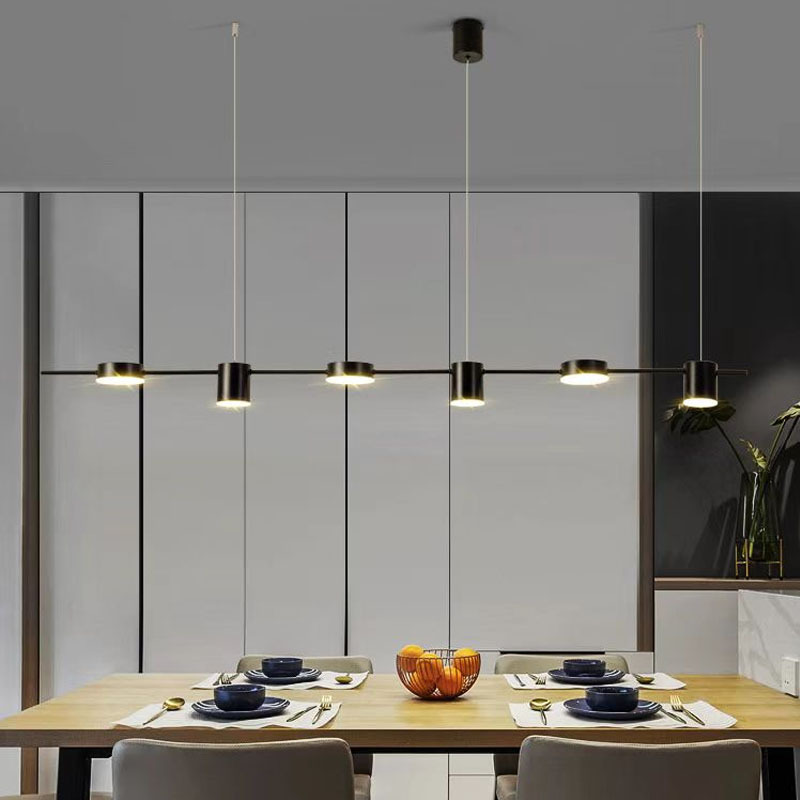 Moderne minimalistiske pendellampe, hængelampe, luksuslysekrone, belysningsarmatur til bar, spisestue, bord