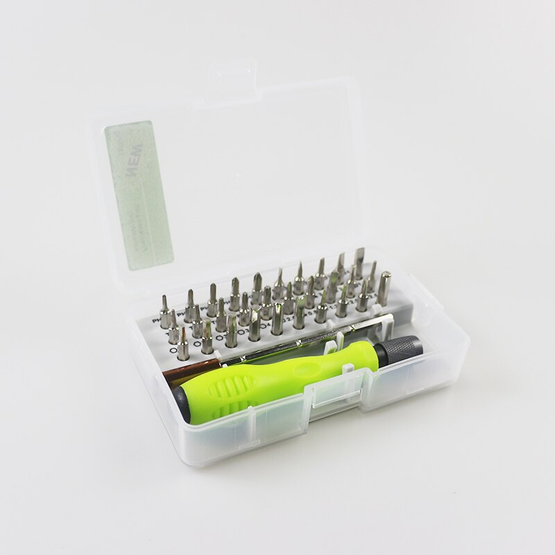Portable precision phone laptop repair tools interchangeable chrome vanadium 32 in 1 screwdriver set