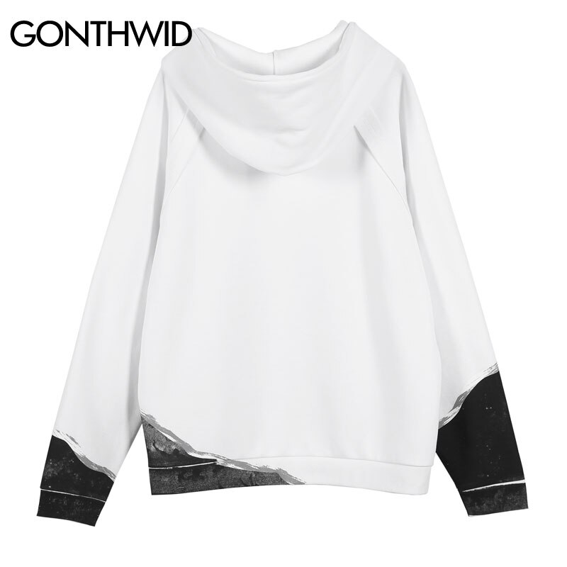 Generisch Star Graphic Hoodies Extra grote capuchontrui met luipaardprint, Streetwear, Unisex-trui, blauw, XL