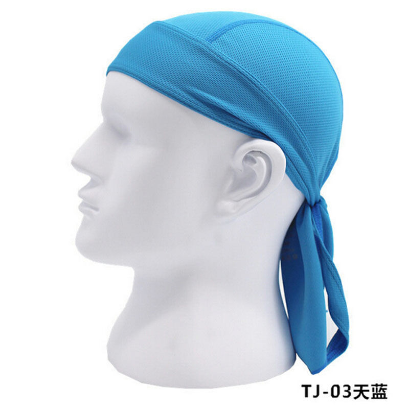 Men Boys Casual Solid Breathable Bandana Multi Function Men Bike Bandana Cycling Bandana Pirate Headwear
