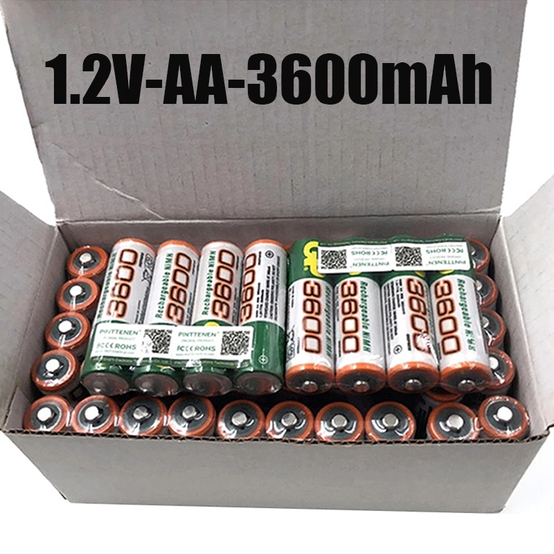 Aa Oplaadbare Batterij Recargables Aa 3600Mah 1.2V Ni-Mh Aa Batterij Batterijen Alleen Bundel 1 Cn