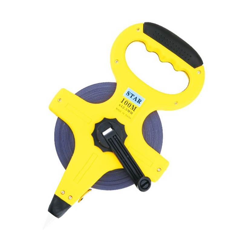 Steel Reel Long Open Reel Tape Measure Metric Scale Measuring Ruler Woodworking Tool Engineers Tool 30/100 Meters: 13AC2100320-B
