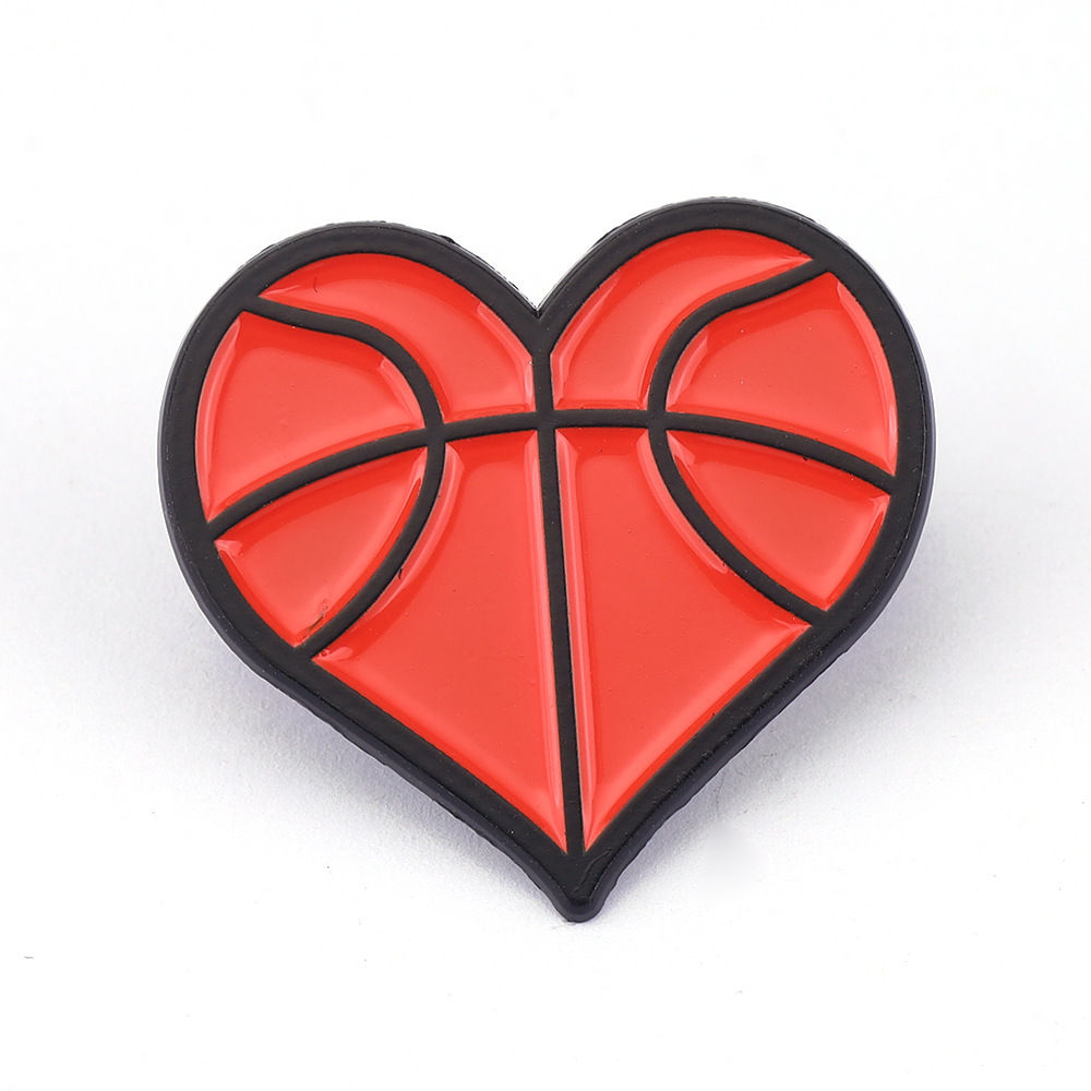 4Pcs/set Balls Enamel Pin Football Brooch Pines Lapel Pins Badge on Backpack Clothing Accessories Jewelry Friends