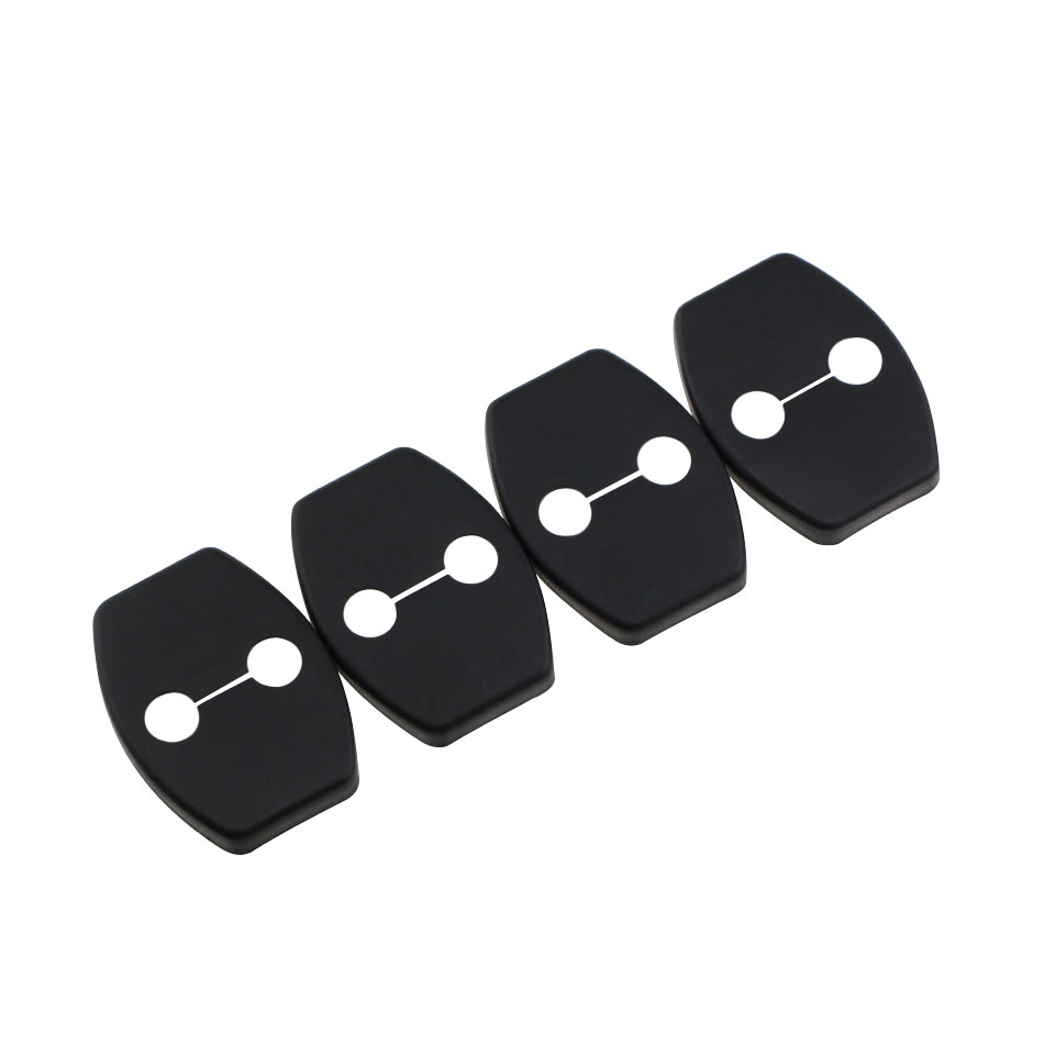 8Pcs/Set Car Styling Door Lock Protective Cover For Toyota Camry Rav4 Yaris Highlander Prado Prius Corolla Reiz Vois: 4Pcs Door Lock