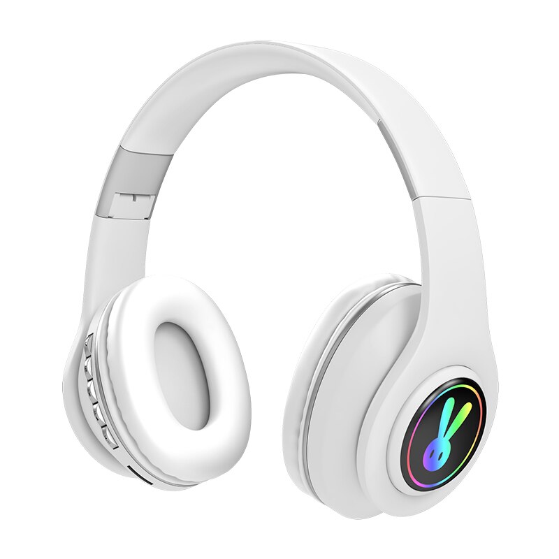 Wireless Cat Ear Headphones - Bluetooth 5.0 - LED Lights - 10h Playtime - TF Card/Aux - With Mic: 02