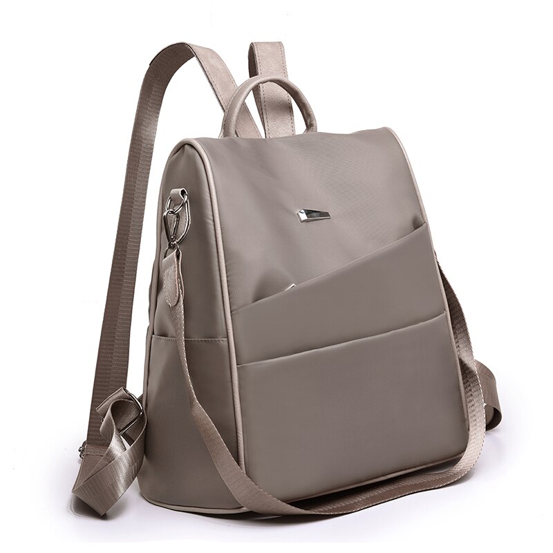 De Vrouwen Anti-Diefstal Rugzak Waterdichte Stof Grote Vrouwelijke Schoudertas Grote Capaciteit Eenvoudige Stijl Casual Mochila Reizen