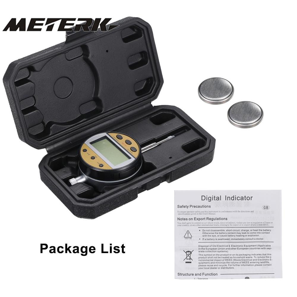 Digital Micrometer 0.001mm Metric/Inch 0-12.7mm/0-25.4mm Dial Indicator Gauge Met Metric Indicator Electronic Caliber Tools