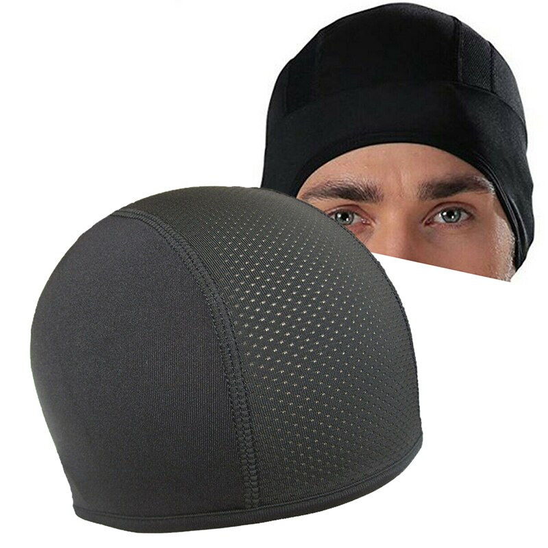 Motorfiets Zweettransporterend Cooling Schedel Capacete Para Moto Cap Motorhelm Binnenvoering Helm Beanie Dome Cap Zweetband