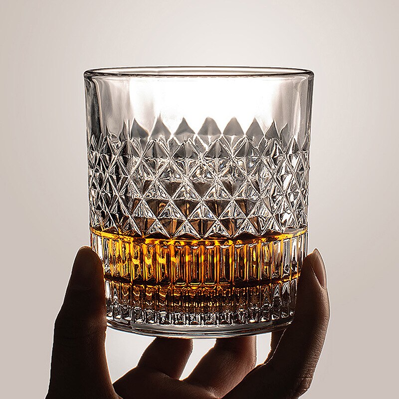 Glass Transparent Whiskey Glass Home Liquor Spirits Wine Glass Beer Glass whiskey glass tequila shots glass