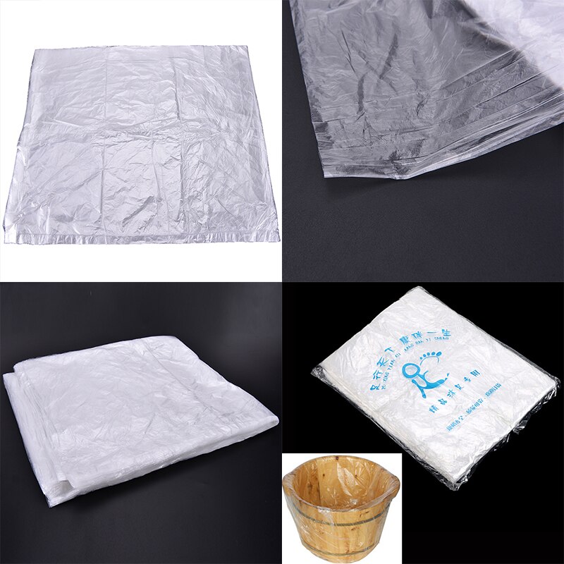 90 Uds 55*65cm forros desechables de la bañera de pie bolsas de lavabo para pies Pedicura Spa accesorios para el cuidado de la piel