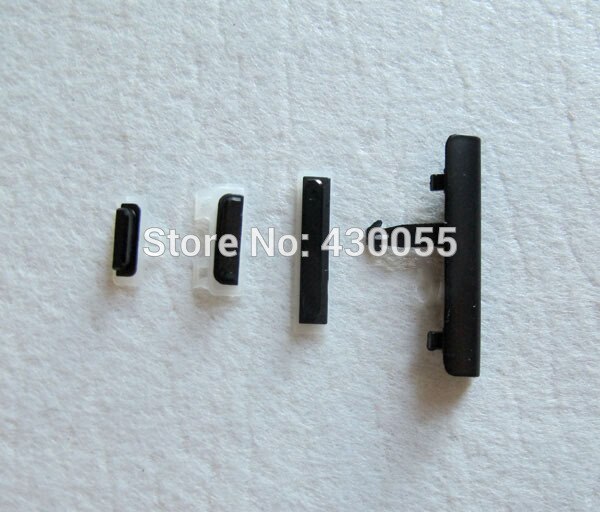 Schwarz Gehäuse karte stecker seitlichen tasten Für SONY ERICSSON ion LT28 LT28i LT28h, Freies