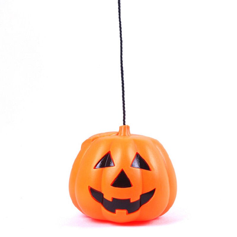 Nieuwste aankomsten van pudcoco schattige pompoen jack-o-lantern nachtlampje halloween rekwisiet feest lichtgevend speelgoed