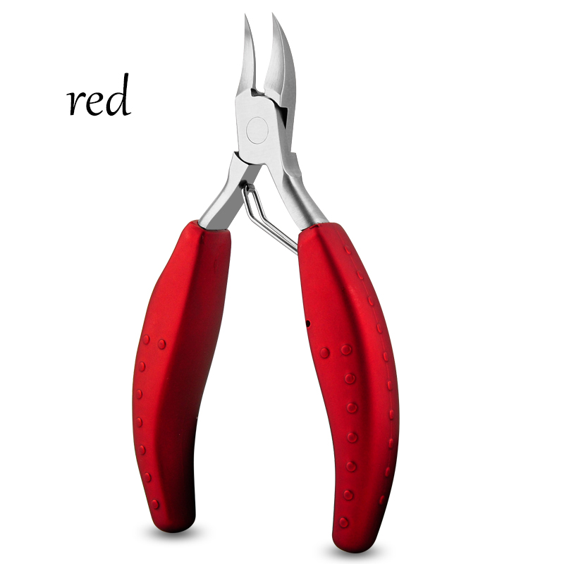 Voet & Nagelriem Schaar Tang Voeten Zorg Teen Nagelknipper Trimmer Cutters Paronychia Tangen Manicure Remover Tool NT86: Red