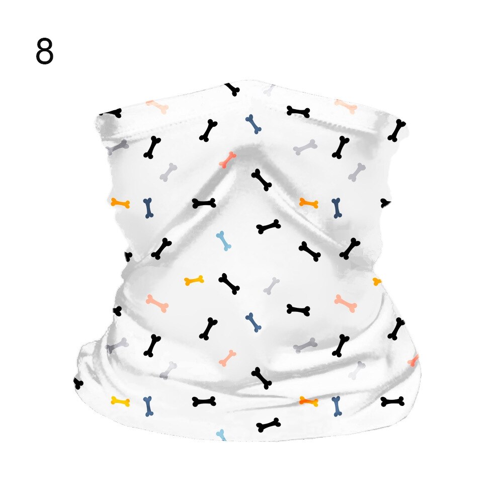 Hangende oor kinderhoofd gezicht nek gaiter buis bandana sjaal outdoor fietsaccessoires met onzichtbare zak: 08- geen hangend oor