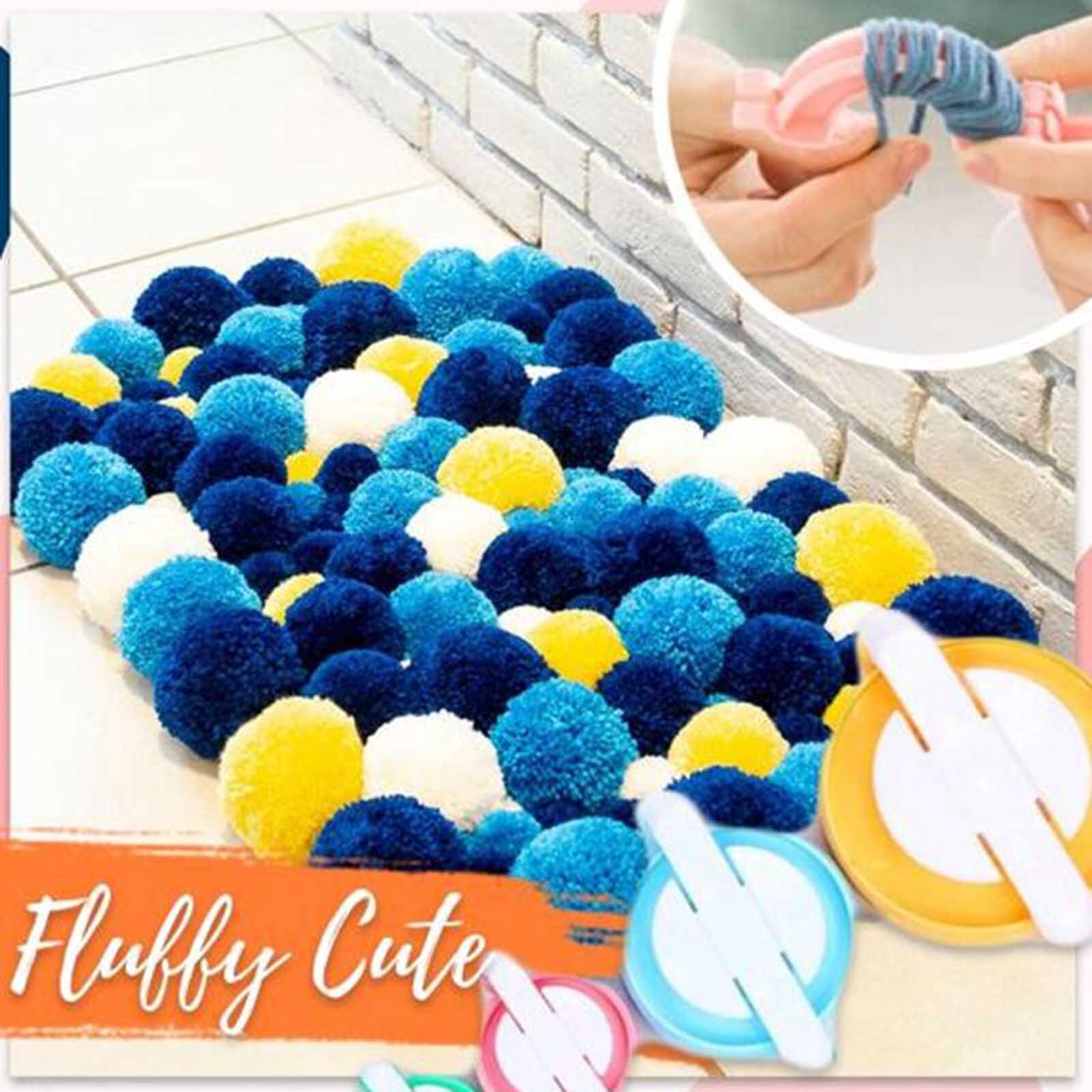 100% Wool Felt Balls Round Pom Poms Handmade DIY Craft Kit Supplies For Kindergarten Home Room Decor Balls Of Wool Making Set