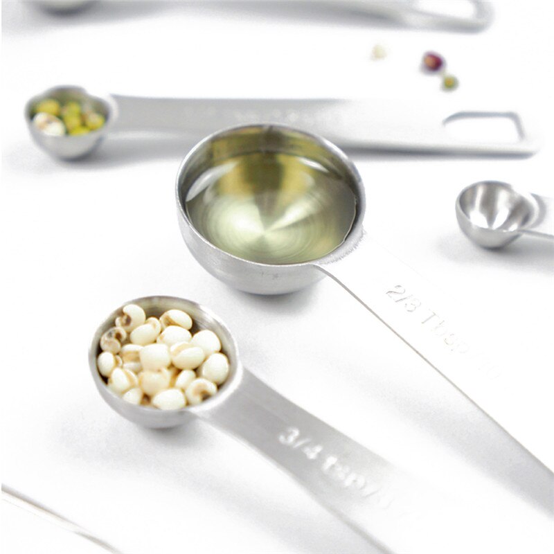 11 Pcs/Set Measuring Spoons Set Premium Stackable Kitchen Measuring Spoon Set Stainless Steel Measuring Spoons Set