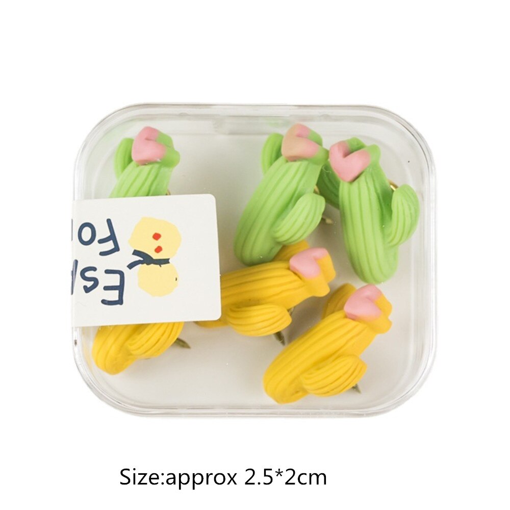 Sunflower Shape Push Pins Decoration Tack Board Bulletin Board Pins PushPin Drawing School Office Binding Supplies