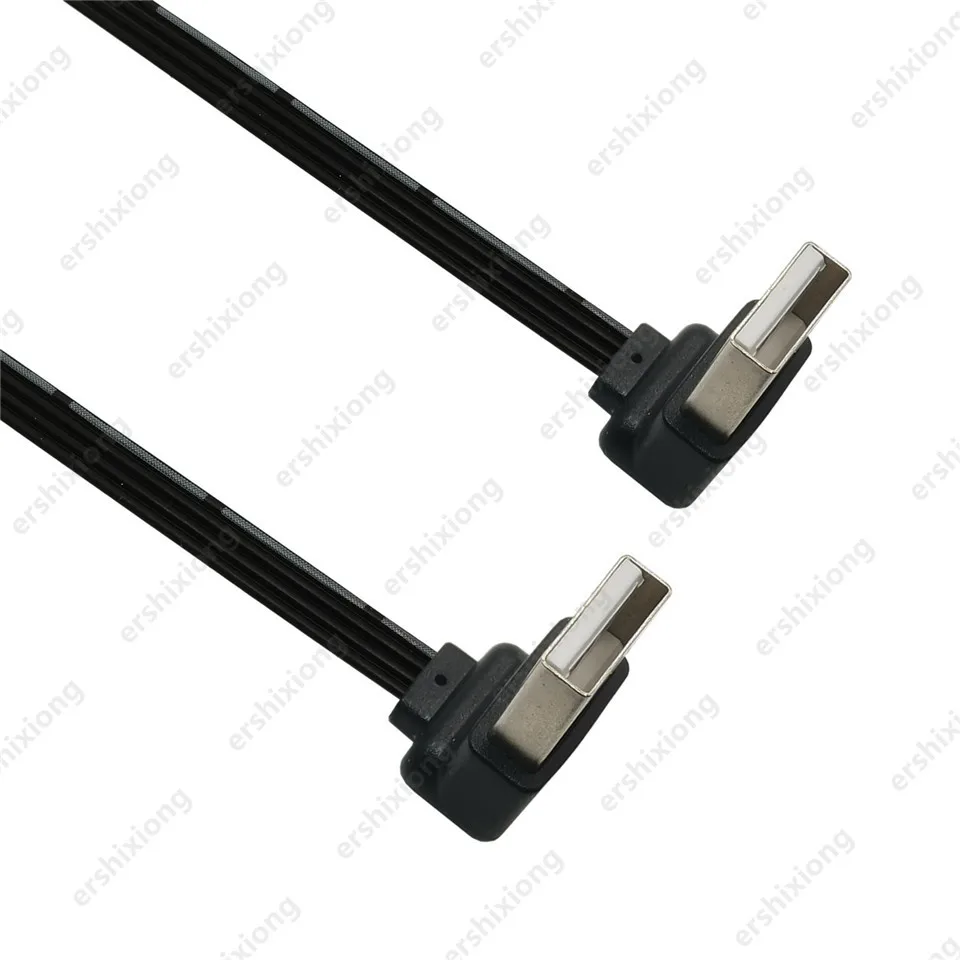 USB A Male to Male Connector Cable USB 2.0 A Joiner Coupler Extension Extender Data Adapter Cord Right Angle 90 Degree 0.1m 0.2m: PURPLE / >12m