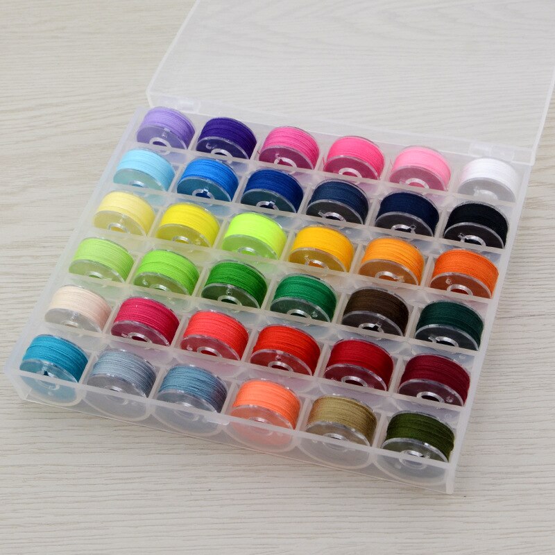 36pcs/50yard Bobbin Thread for Sewing Machine Home Sewing Kit Sewing Thread for Sewing Machine Embroidery Threads