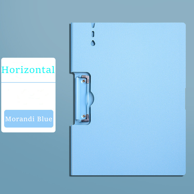 Office Supplies Vertical And Horizontal Secretary Folder Folder Board Folder A4 Information Book Test Paper Storage Clip Pad: A7