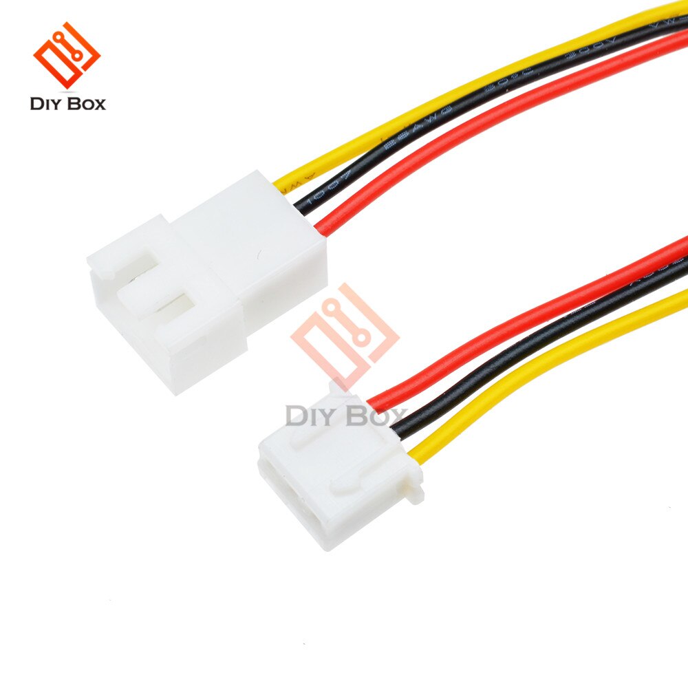 10Pairs 10cm 15cm 30cm SM 2Pin 3Pin Male to Female Connector Plug Cable JST Connector Terminal Wire for LED Strip Downlight: 3PIN 2.54mm 30cm