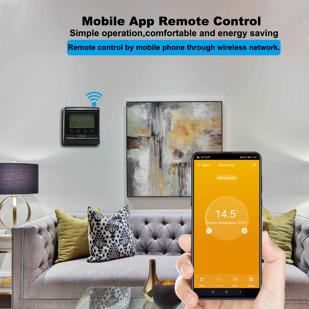 Room Thermostat WiFi Smart Heating Temperature Controller Boiler/Actuator/Electric Heating Thermostat Warm Floor Controller