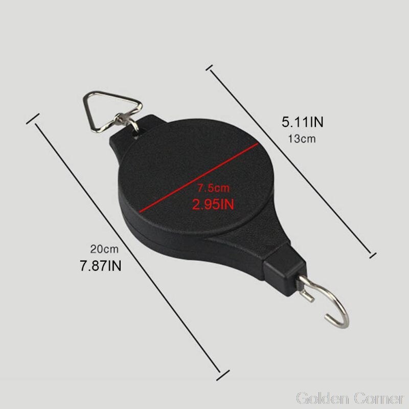 Optillen hangende orchideeënpot haak plant intrekbare hanger bloemenmand hangende gadget huis tuin  au24 20