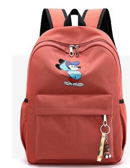 Chuwanglin Waterdichte Schooltas Leuke Student School Rugzak Grote Reizen Tiener Schoudertas Childbag Vrouwen Rugzak A60104: mouse-red