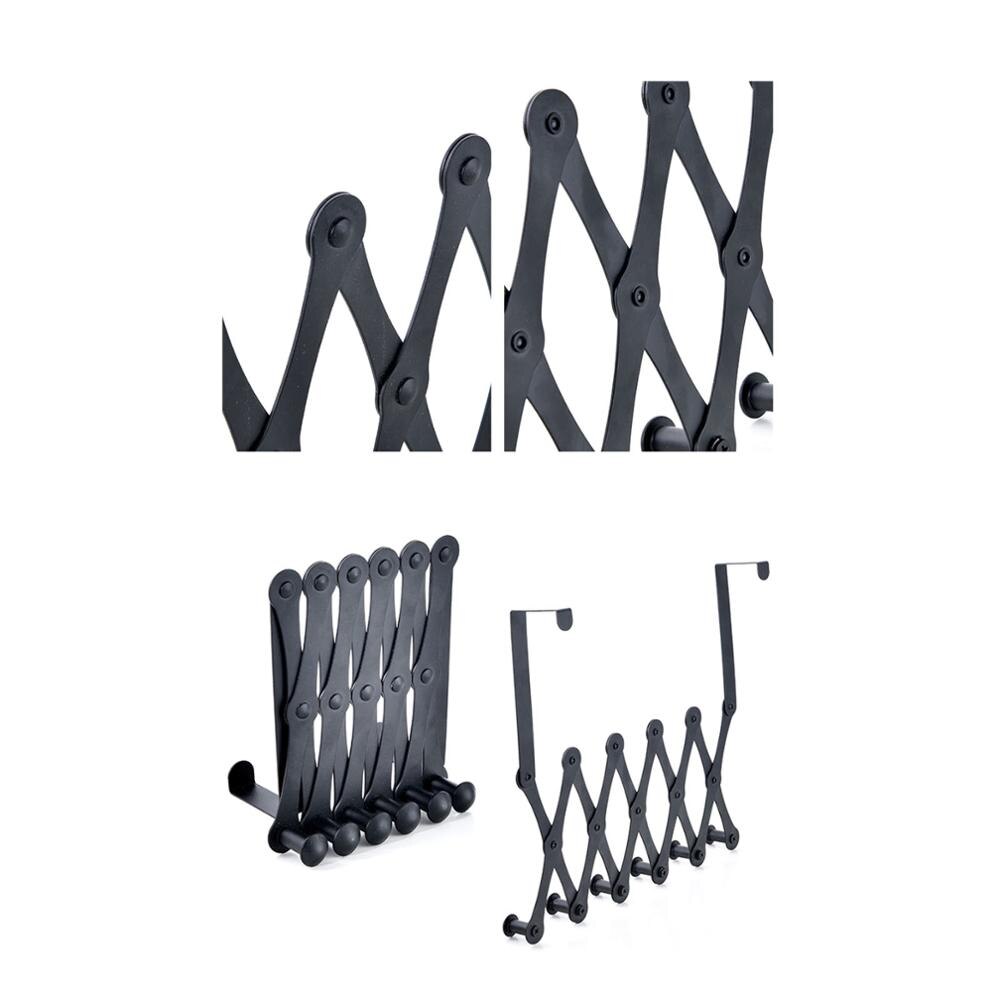 Fleksibel floding håndklædeholder 2 størrelser håndklædeholdere over dør håndklædeholder bar hængende holder badeværelse køkkenskab hyldeholder