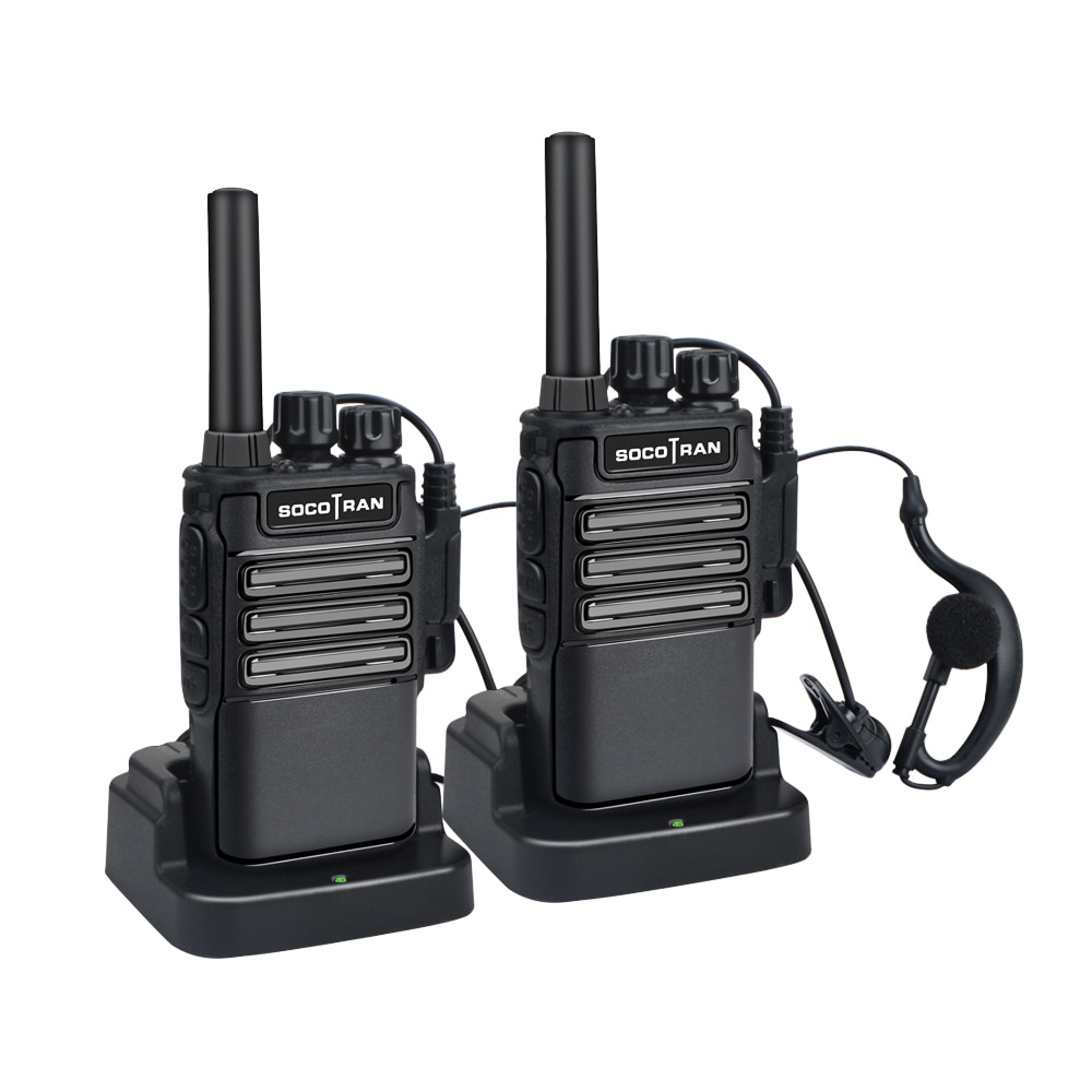 SOCOTRAN WH-318 Mini talkies-walkie UHF 400-470 MHZ 16 canaux Radio Comunicador soutien USB charge radio jambon