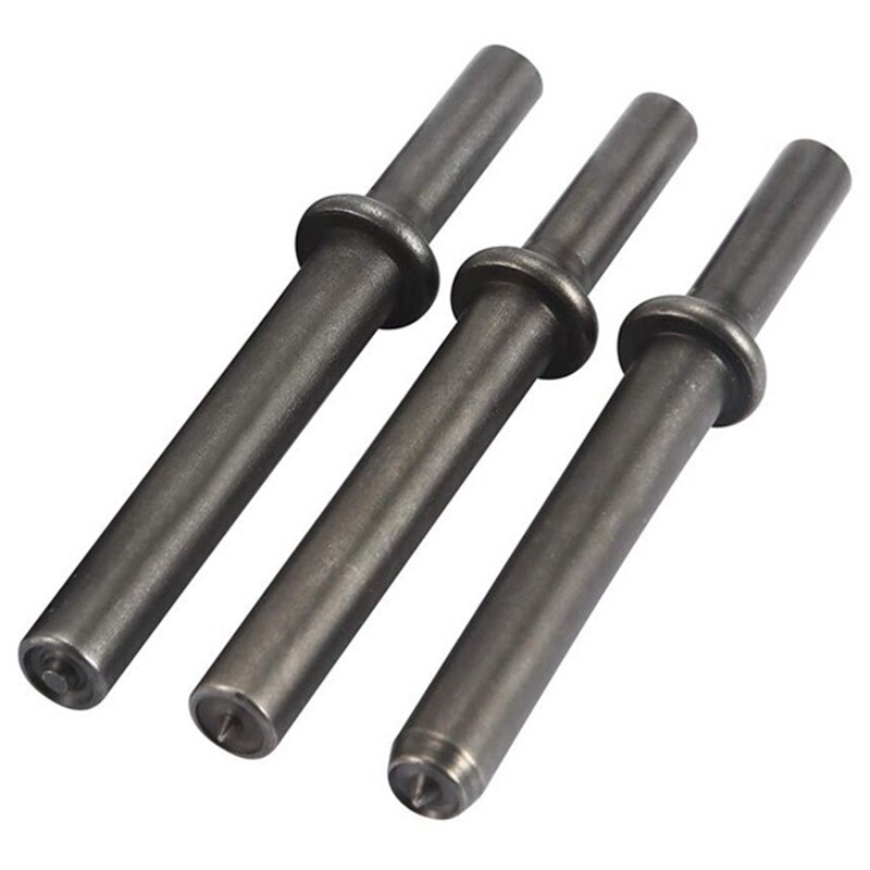 6Pcs Pneumatische Tool Accessoires Hard 45 Staal Solid Air Klinknagel Impact Hoofd Ondersteuning Pneumatische Tool Voor Boren Verwijderen
