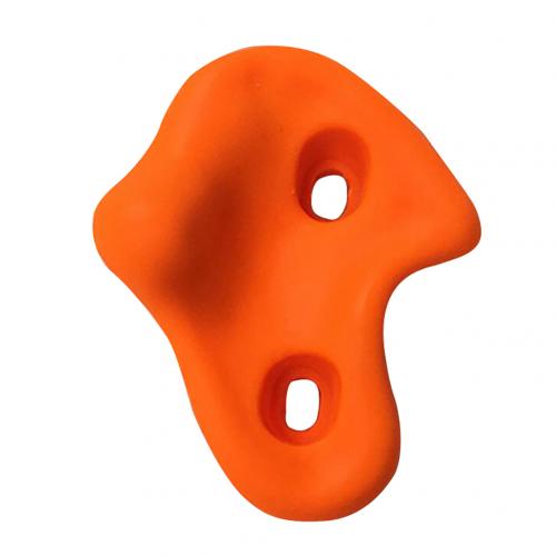 Kids Rock Wall Climbing Hand Holds Set Indoor Outdoor Playground with Screw: Orange
