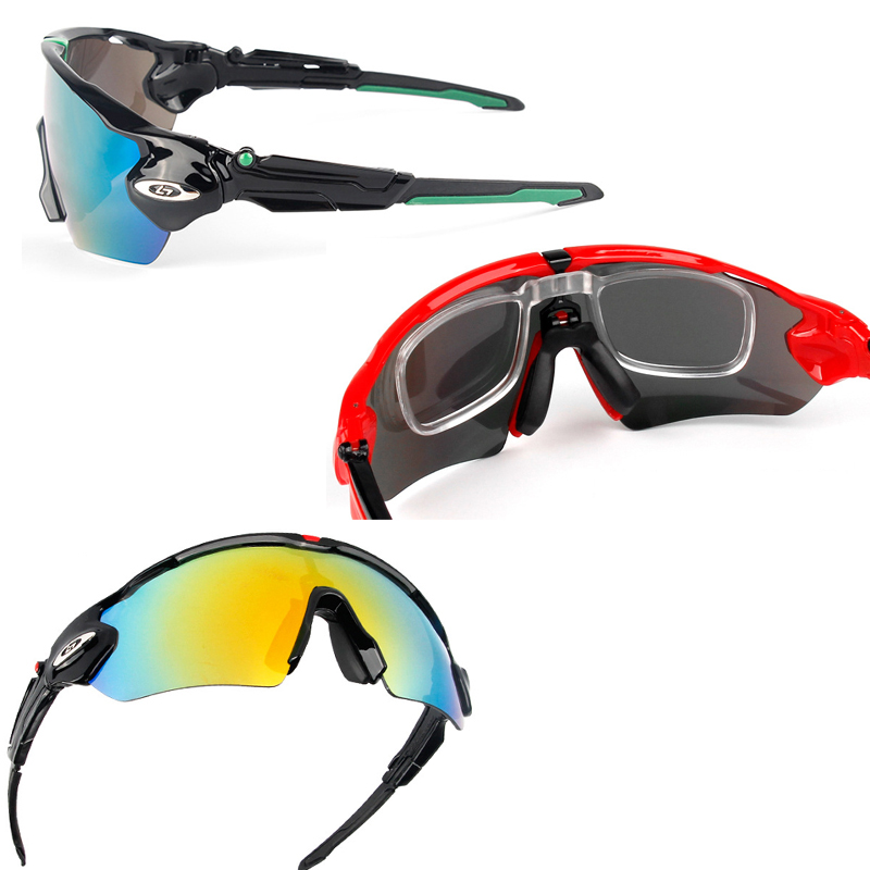 Hombre gafas de ciclismo polarizadas gafas de sol de ciclismo gafas de bicicleta MTB gafas deportivas de bicicleta con marco de miopía