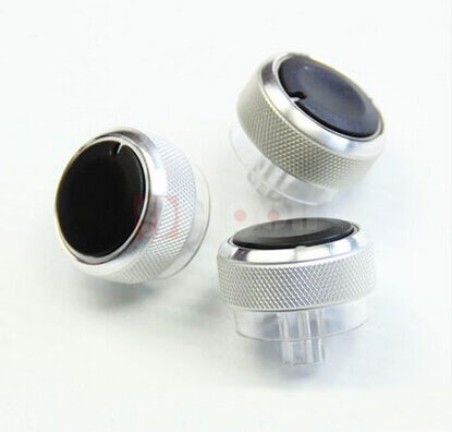 Air Conditioning Heat Control Switch knob AC Knob Case For Ford Focus 2 MK2 3 MK3 Sedan Hatchback For Mondeo auto accessories: Silver