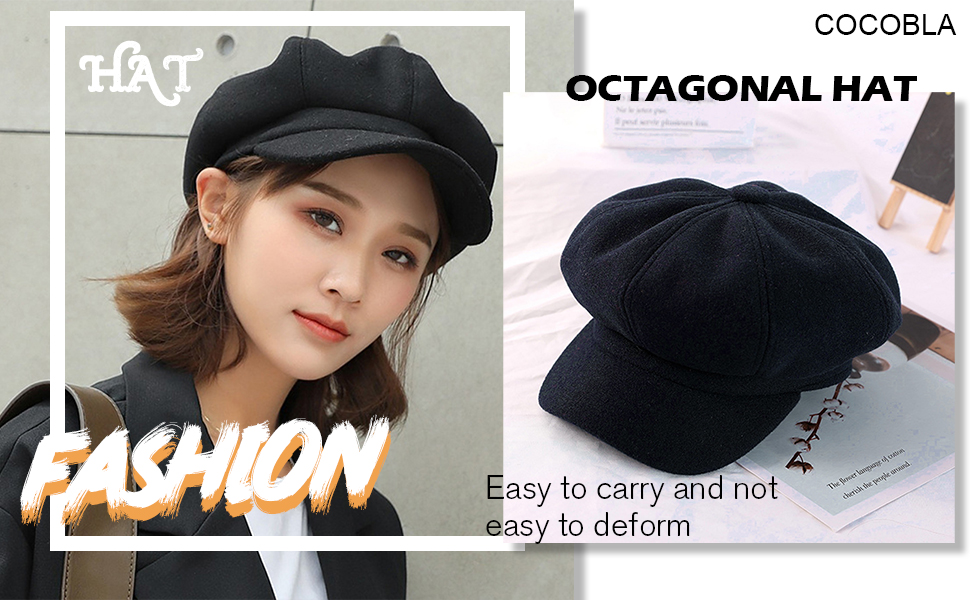 Casquette de livreur de journaux Gatsby, chapeau octogonal de boulanger, béret à visière, chapeau de conduite pour femme, protection solaire, casquette de peintre,