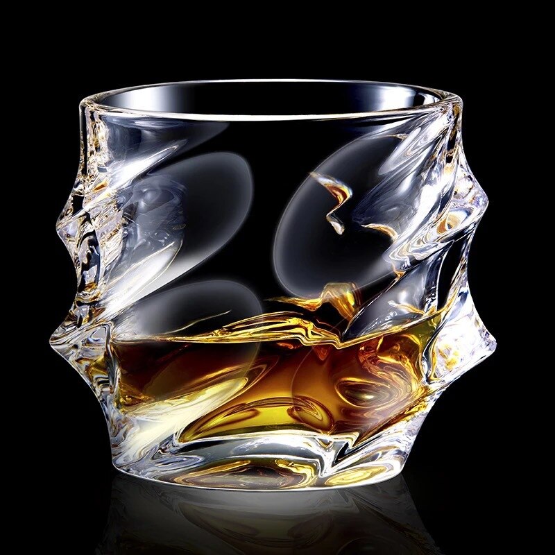 Varmebestandig blyfri gennemsigtig vinglas øl steins whisky brandy vodka kop multi mønster drinkware bar