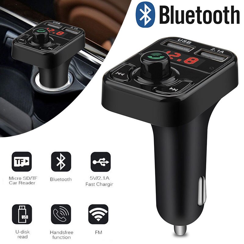 Universal- FM Adapter Bluetooth Absender MP3 USB Ladegerät Auto FM Sender FM Sender
