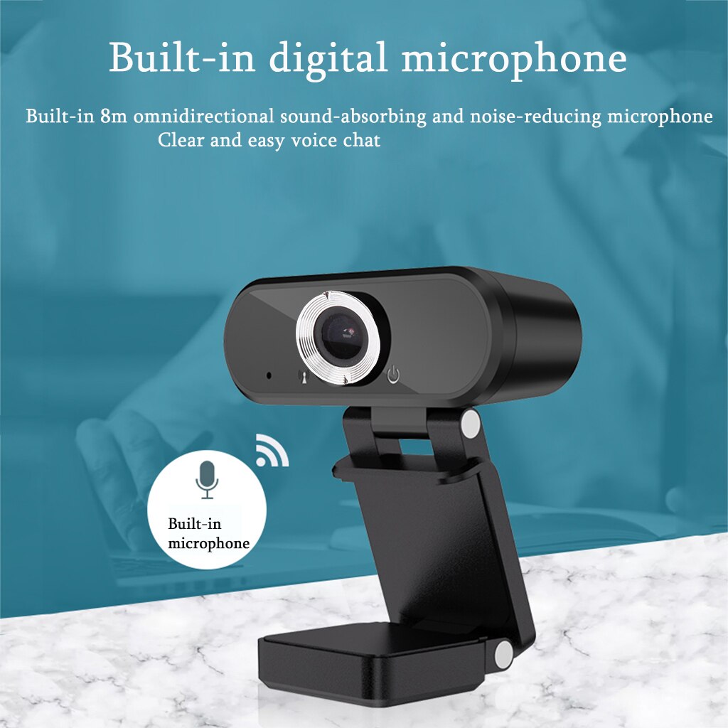 1080P Full HD Webcam Auto Focus 60fps Web Camera With Microphone for Live Broadcast Conference Work Infrared USB web cam