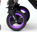 baby stroller accessories front wheel rear wheel belecoo Q3 wisesonle 739 Anershi A986 special rubber front solid wheel: 1pcs