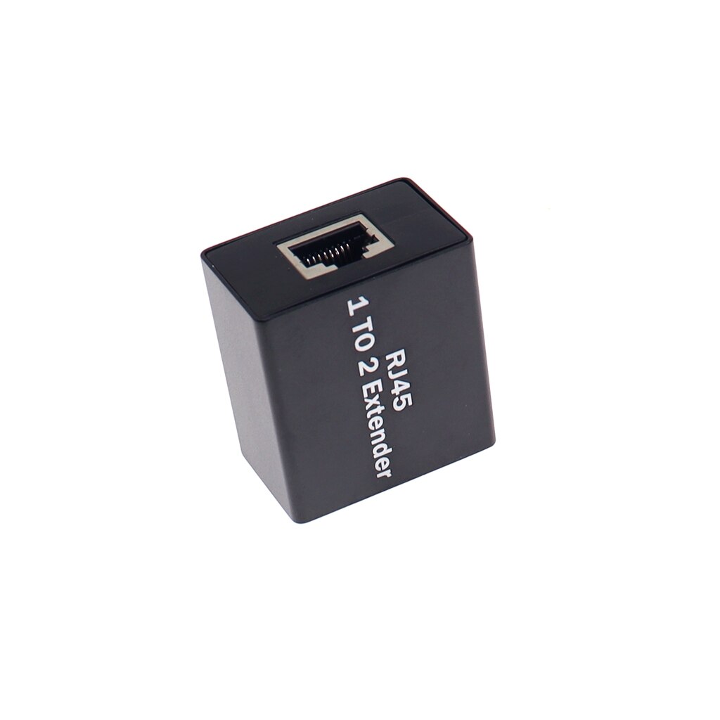 RJ45 Network Connector Splitter Adapter Extender Plug Network Cable Female Distributor for Ethernet Cable CAT5E CAT6 CAT8: Dual