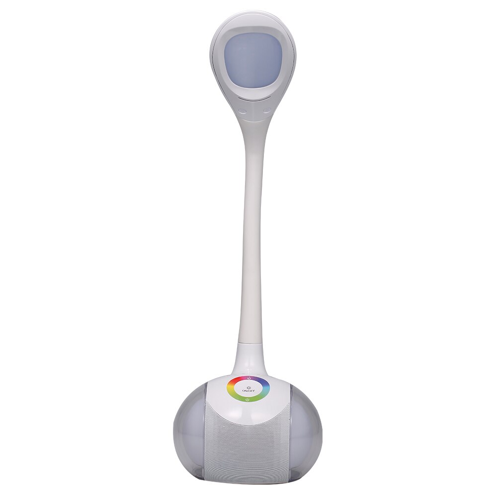 Speaker Smart Adjustable Desk LED Lamp BL-052 BT Wireless Touch Control HD Music Speakers 3-Level Brightness USB Charge Lamp: Default Title