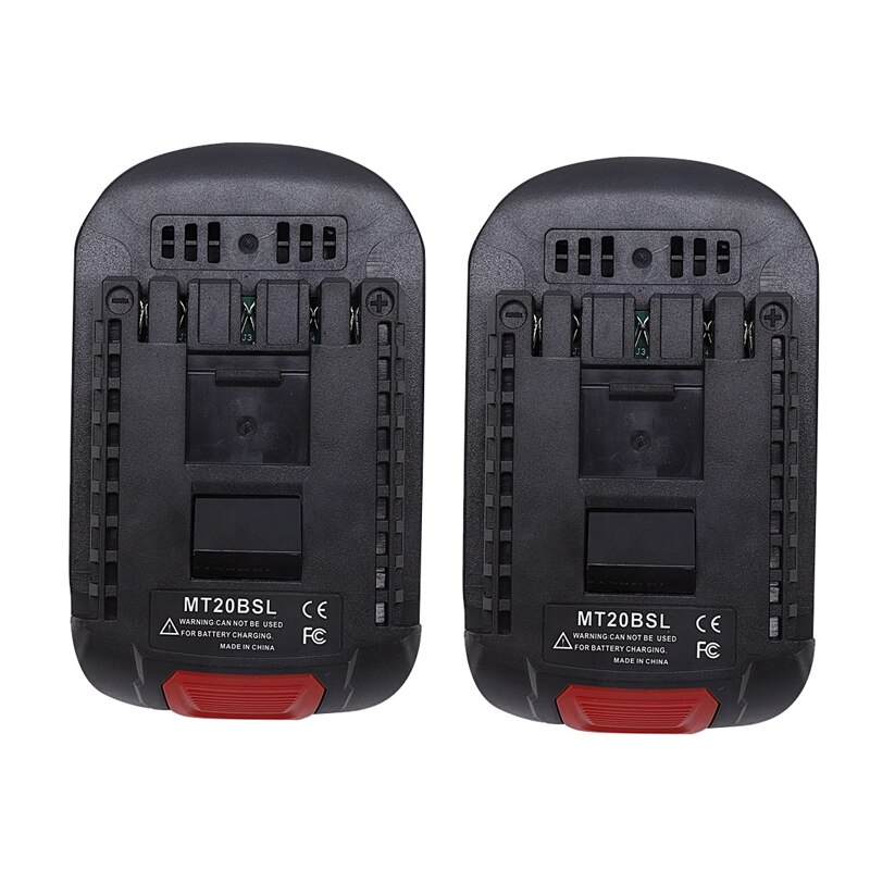 MT20BSL przetwornica robić baterii litowo-jonowej robić Makita 18V BL1830 BL1860 BL1850 BL1840 BL1820 używana robić narzędzia Bosch 18V: 2 CPS