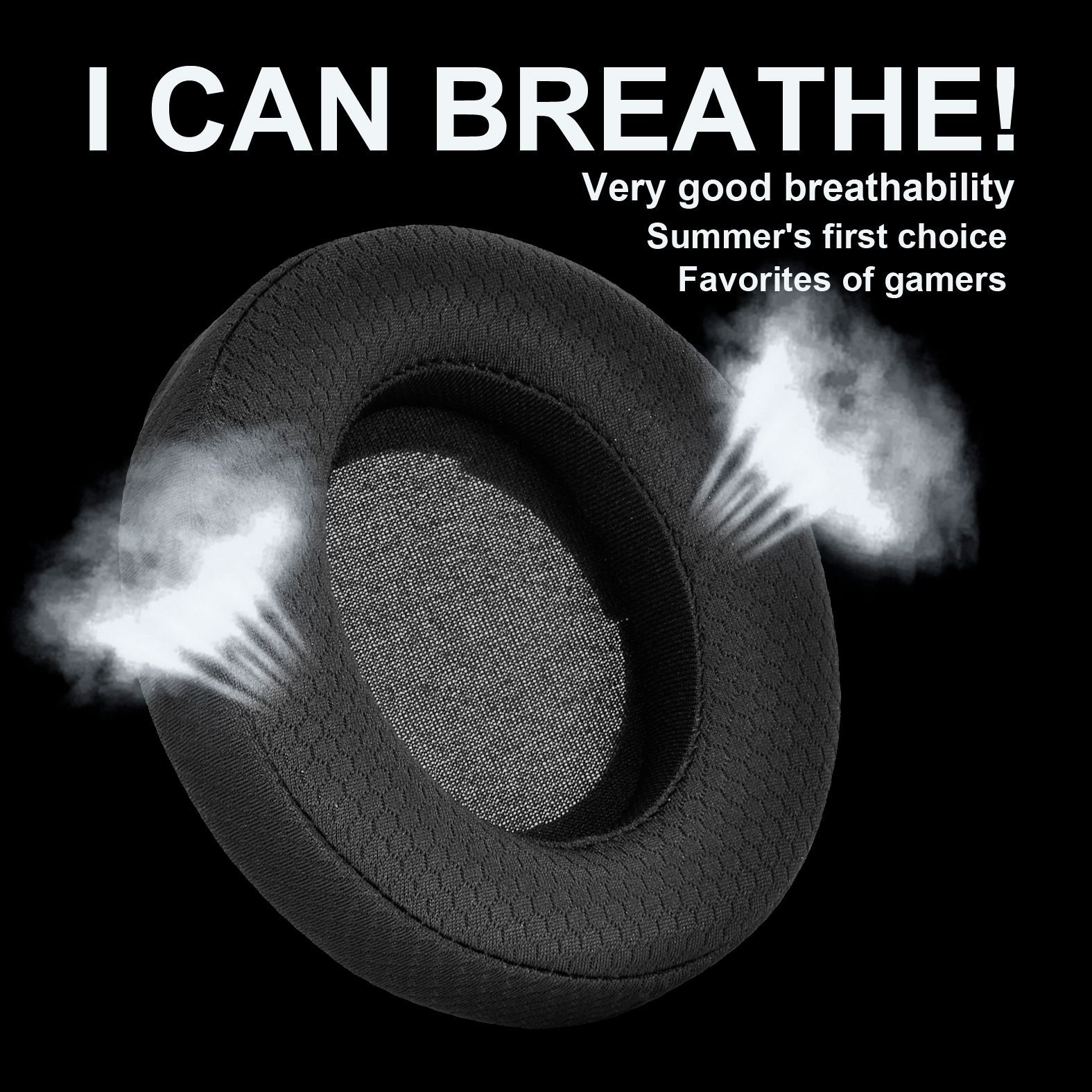 robić słuchawek Razer Kraken 7.1 V2 zawodowiec Miękka pianka Oddychające siatkowe nauszniki Poduszki nauszniki Wysoka jakość