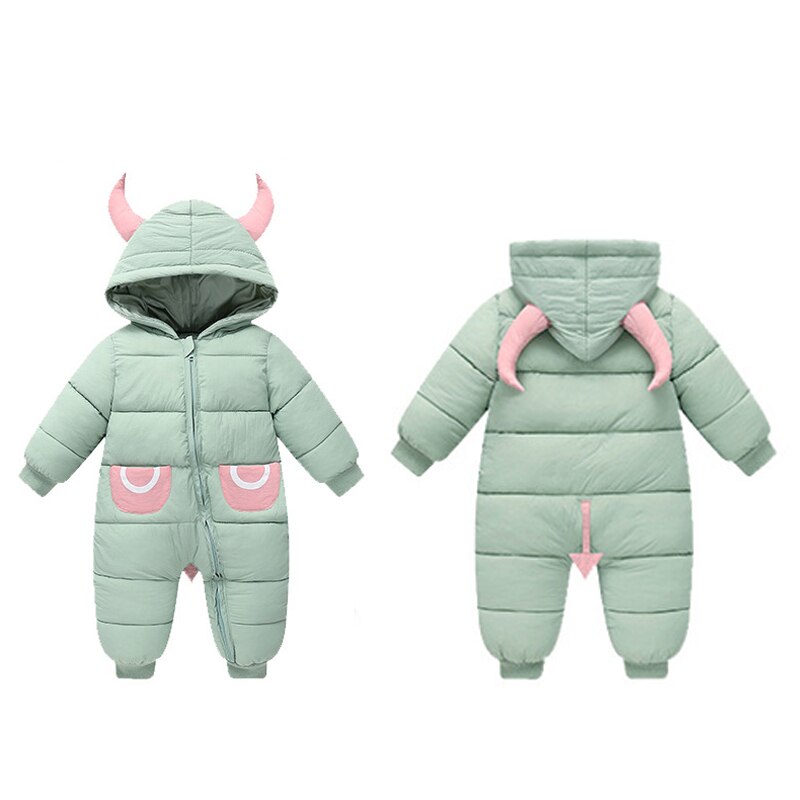 Jungen Und Mädchen Kleinkind Overall Für Herbst Und Winter Baby Krabbeln Kleidung Unten Und Unten gepolstert Jacke Neugeborenen Äußehe Tragen