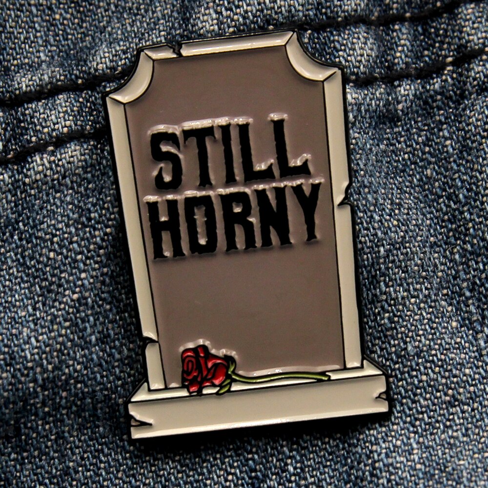 Toten Innen Aber Noch Geil Emaille Stift Abzeichen Brosche