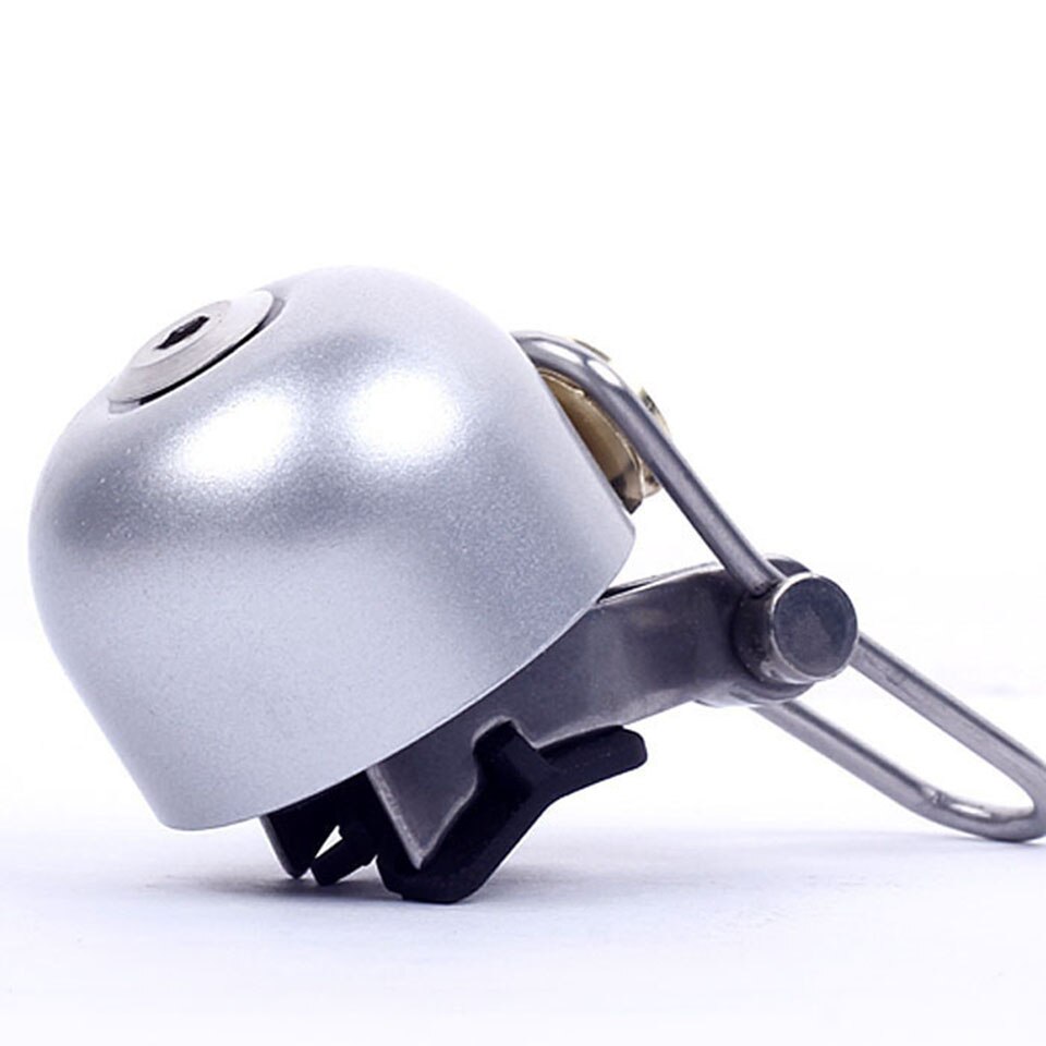 Timbre de bicicleta clásico, timbre de bicicleta Retro con sonido fuerte para bicicleta de montaña, manillar de 22-36mm: Silver