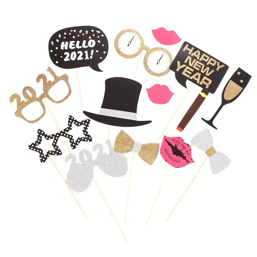 Fun Wedding Decoration Photo Booth Props DIY Birthday Photobooth Props Photo Accessories Year Thanksgiving Event Party